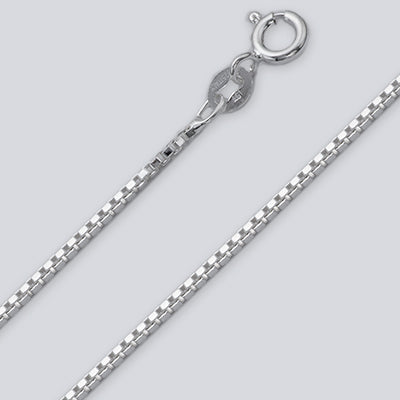 Sterling Silver Box Chain 1.3mm